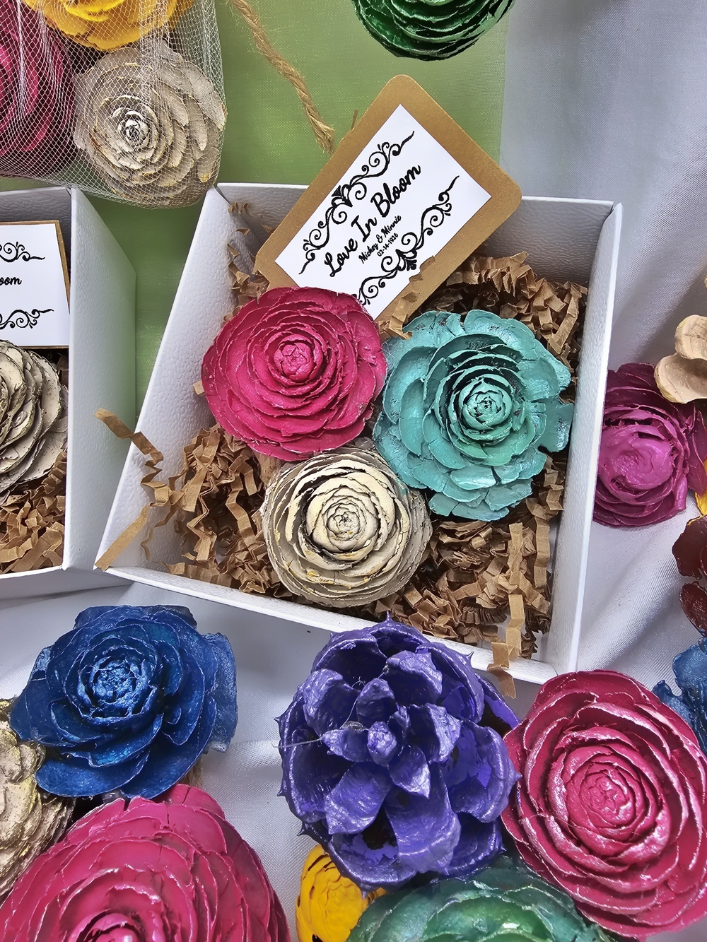 Magnets Made From Pinecones!   Wedding Favors, Bridal Shower